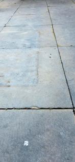 Gebruikte terrastegels van Belgisch hardsteen, Tuin en Terras, Ophalen, Gebruikt, Terrastegels, Natuursteen