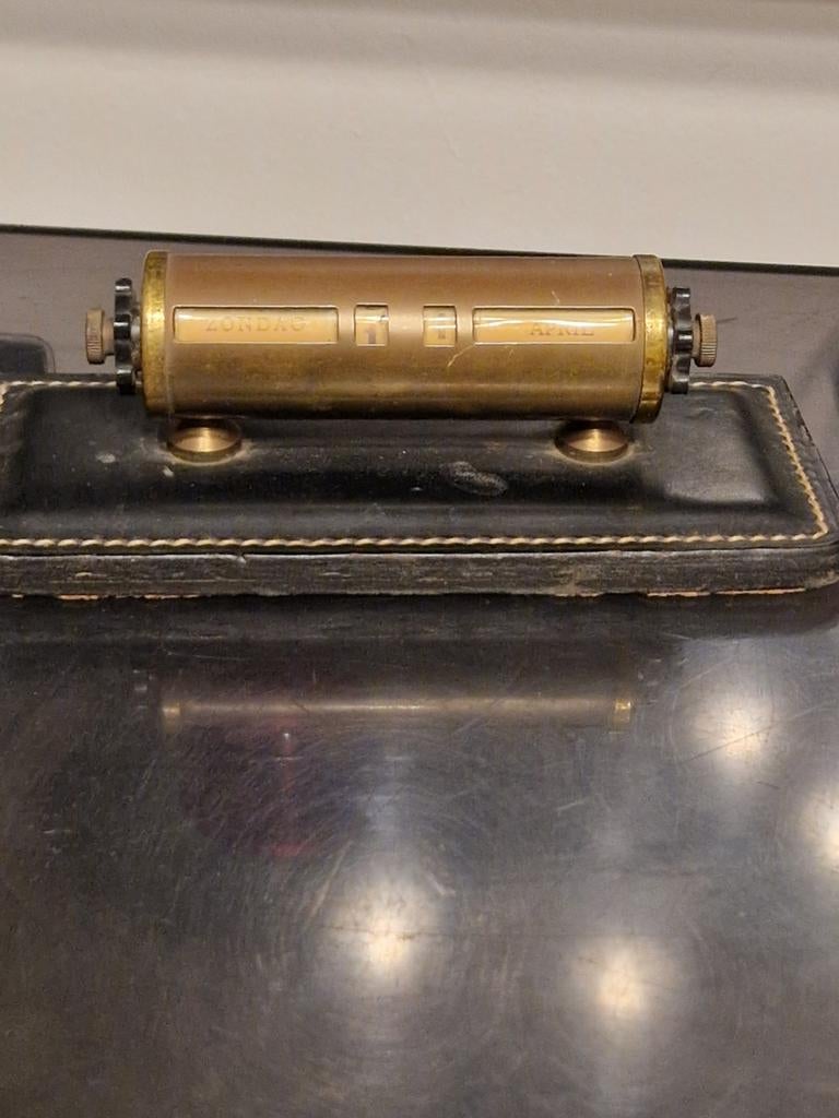 Bureau kalender buro kalender antiek  vintage, Antiek en Kunst, Ophalen of Verzenden