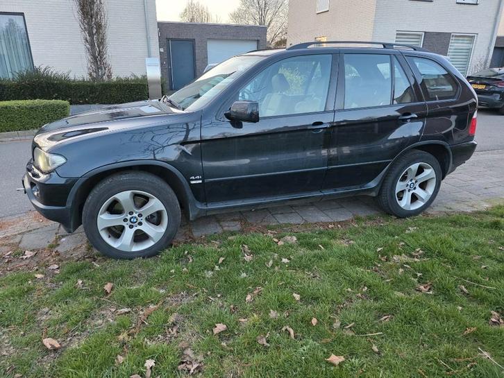 BMW X5 2005 Zwart, Auto's, BMW, Particulier, X5, Achteruitrijcamera, Airconditioning, Android Auto, Apple Carplay, Bluetooth, Centrale vergrendeling