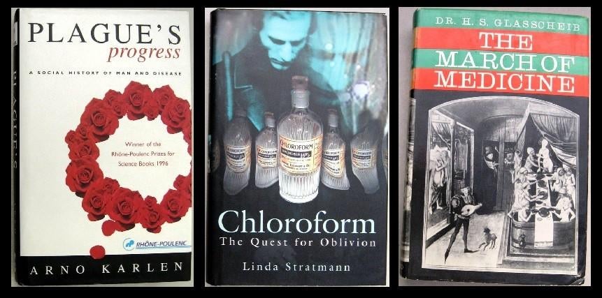 [Medisch ziekten] 3 boeken oa Chloroform Plague's Progress, Ophalen of Verzenden, Gelezen, Europa