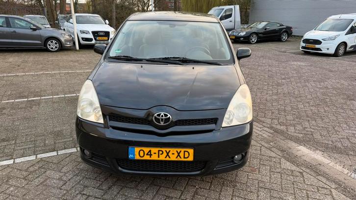 Toyota Corolla Verso 1.8 Vvt-i AUT 7P 2005 Zwart Apk Clima, Auto's, Toyota, Bedrijf, Corolla Verso, Benzine, C, MPV, Automaat