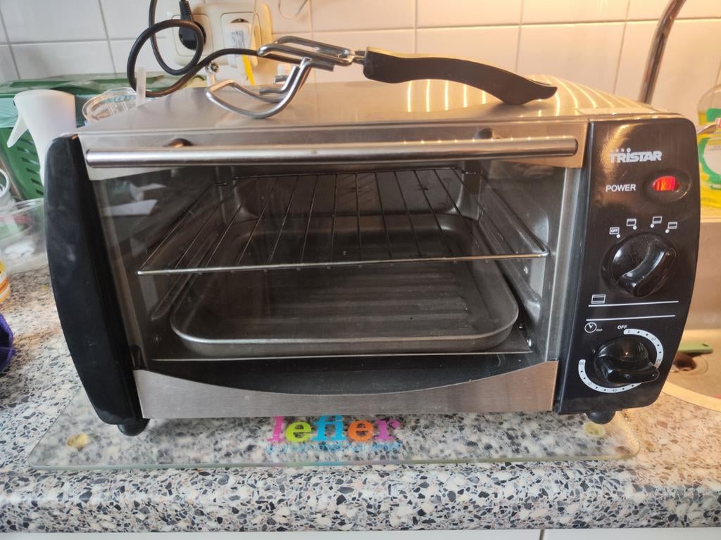 Tristar camping hetelucht oven. 10 liter., Minder dan 45 cm, Gebruikt, Minder dan 45 cm, Oven