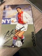 Kaart met marc overmars, Ophalen of Verzenden, Zo goed als nieuw, Buitenlandse clubs