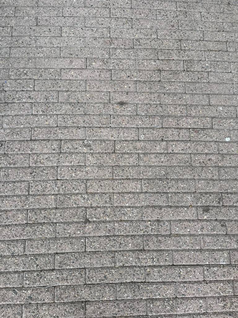 Betonklinkers - 45 m2 - 18,5x5x5,5 cm, Ophalen, Gebruikt, Klinkers, 10 m² of meer