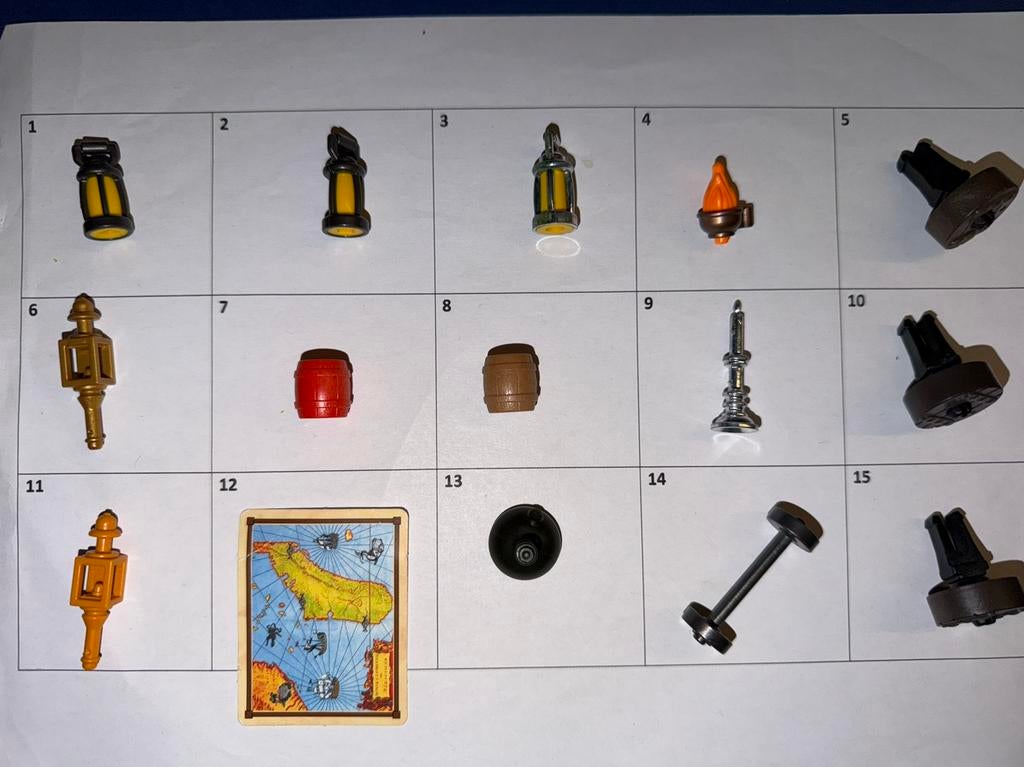 Mrt 205: playmobil: onderdelen thema piraat ridder, Ophalen of Verzenden, Zo goed als nieuw