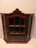 Houten vitrine kastje met ruitjes, Ophalen