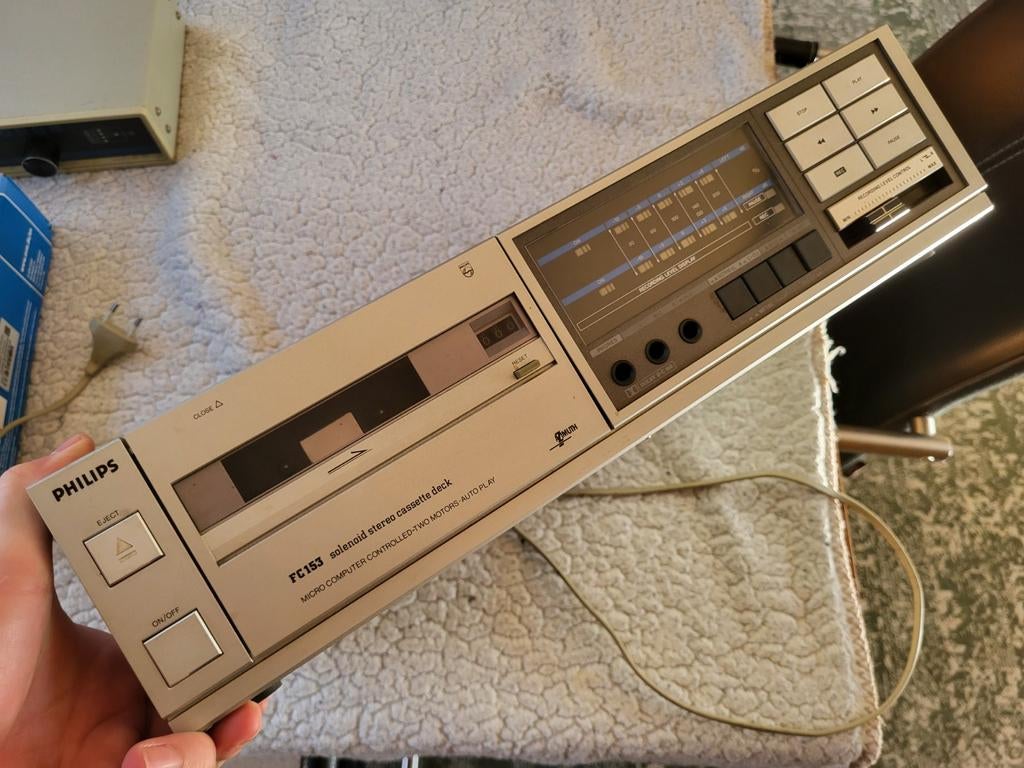 Philips FC153 cassettedeck, Audio, Tv en Foto, Ophalen of Verzenden, Philips