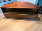 Vintage stijl tv hoek meubel / kast - hout & bruin, Ophalen, 100 tot 150 cm, Zo goed als nieuw, Minder dan 100 cm
