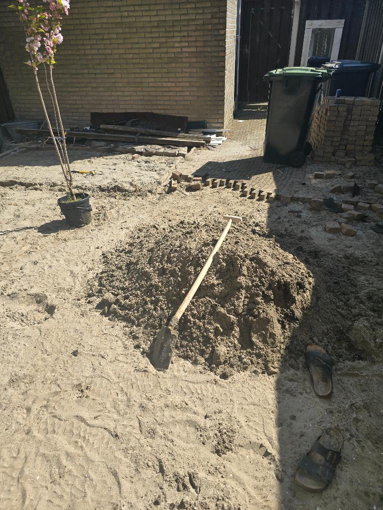 gratis zand, Ophalen, Ophoogzand