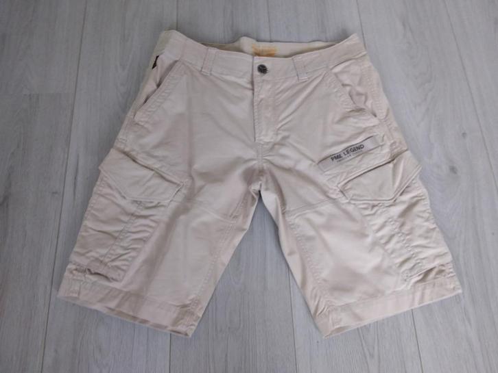 PME Legend Cargo Shorts Beige Maat 50, Kleding | Heren, Broeken en Pantalons, Zo goed als nieuw, Maat 48/50 (M), Beige, Ophalen of Verzenden