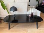 Zwarte ovale salontafel van Karwei, Ophalen, Gebruikt, Japandi, scandinavisch, Minder dan 50 cm