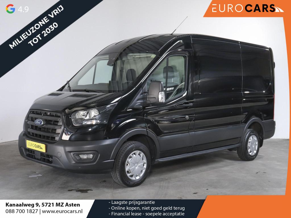 Ford Transit 290 2.0 TDCI L2H2 Trend Airco Navi Bluetooth Ca, Auto's, Bestelauto's, Voorwielaandrijving, Stof, Euro 6, 4 cilinders