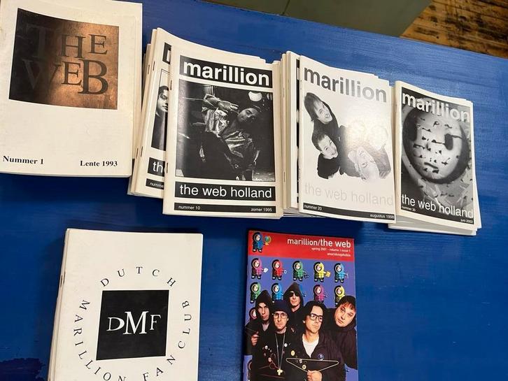 MARILLION Fanclub magazines (The Web), Boeken, Tijdschriften en Kranten, Gelezen, Muziek, Film of Tv, Ophalen of Verzenden