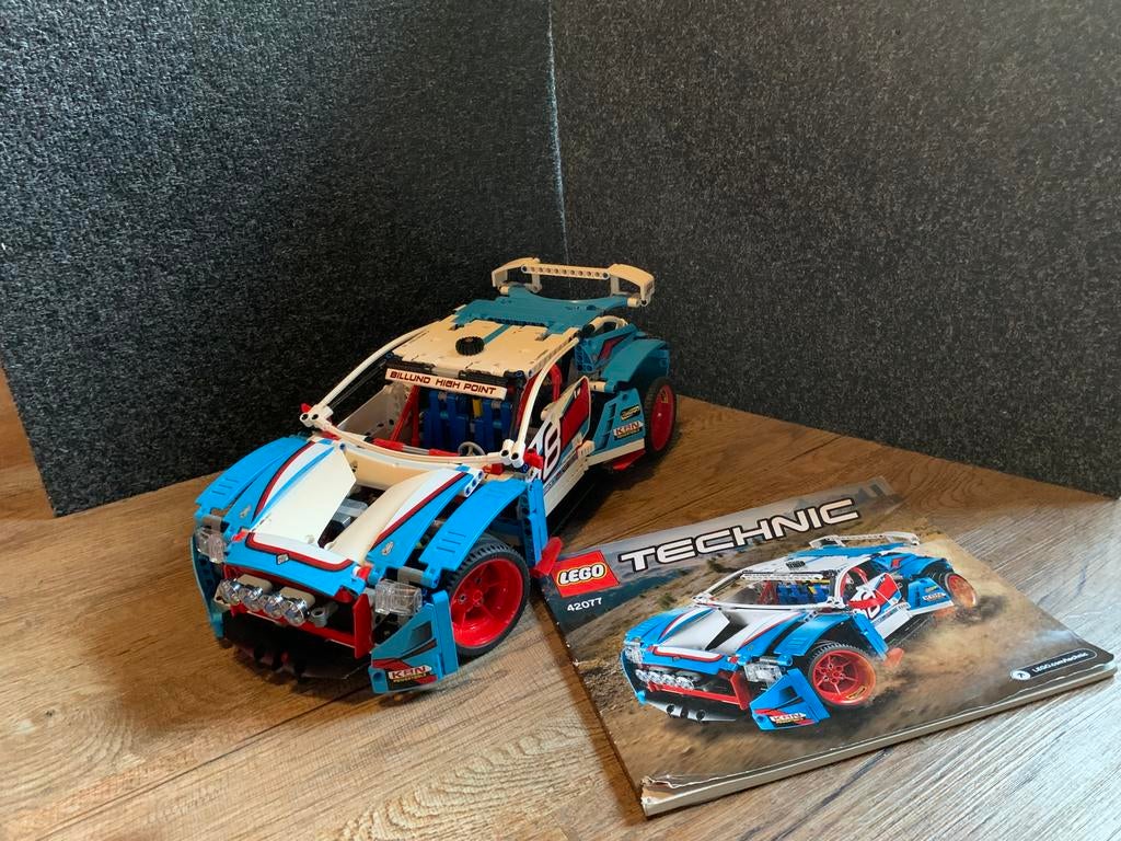 Technic lego Rally auto - 42077, Lego, Compleet, Ophalen of Verzenden, Zo goed als nieuw