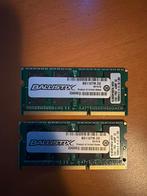 Ballistix Sport 2x 8GB DDR3 SoDimm, Computers en Software, RAM geheugen, Gebruikt, Verzenden, DDR3, Laptop