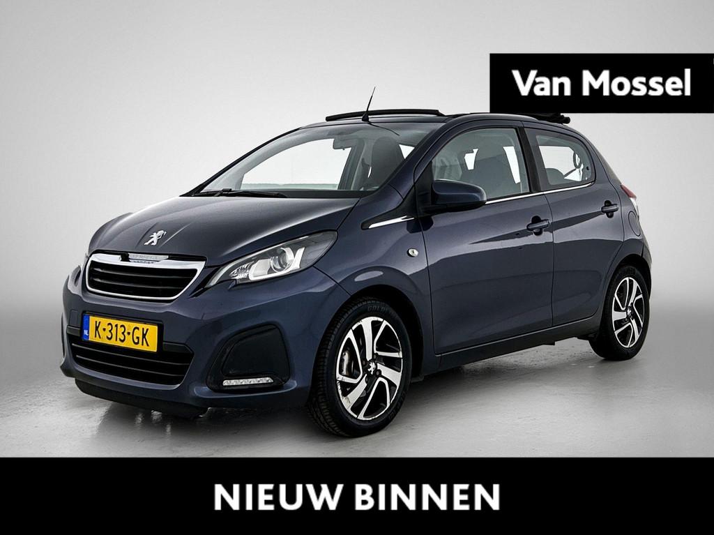 Peugeot 108 1.2 Puretech Allure | Cabrio dak | Stuurwiel bed, Auto's, Voorwielaandrijving, 12 maanden, Stof, Gebruikt