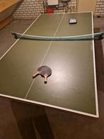 Tafeltennis tafel te koop, Sport en Fitness, Tafeltennis, Ophalen, Gebruikt, Net, Batje(s) of Balletje(s), Inklapbaar