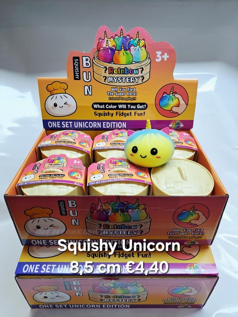 12 squishy dumpling Unicorn rage 2026 squishies 8,5 cm

Er z, Ophalen, Nieuw