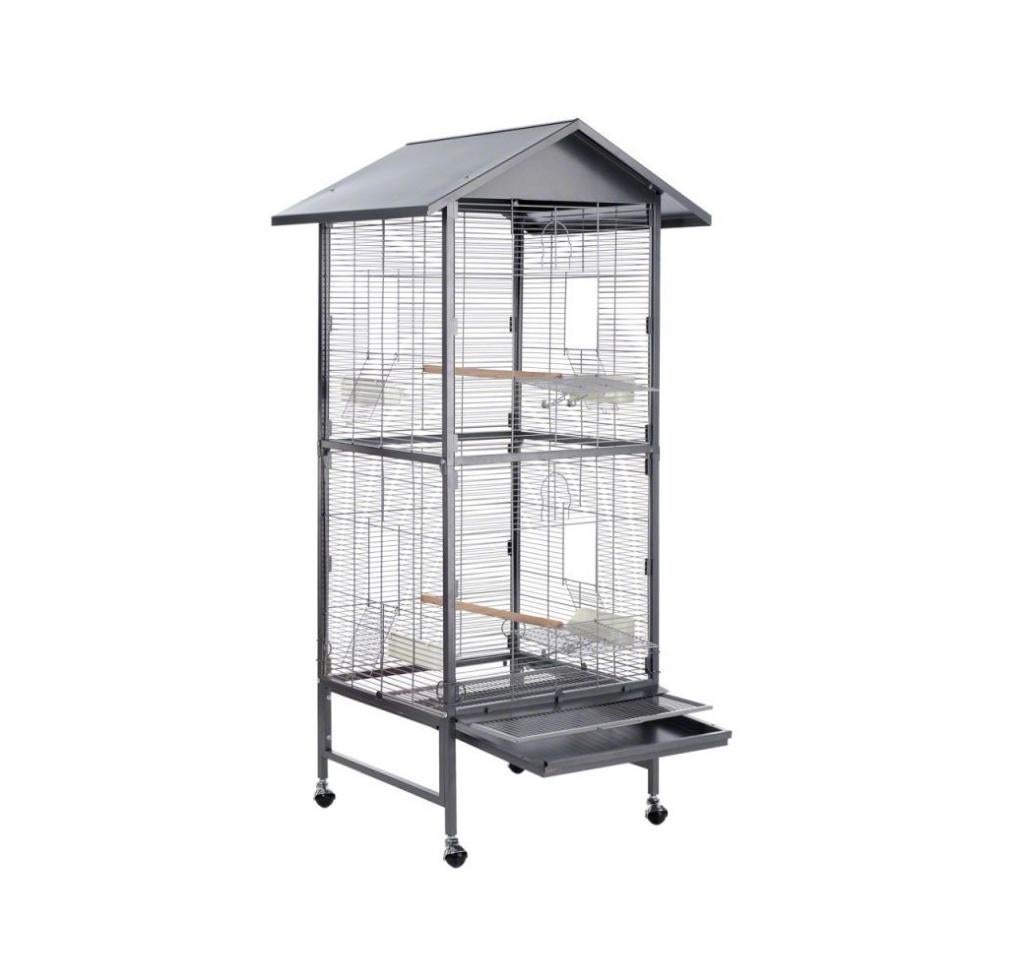 Kamer Volière Paradiso - 60 x 60 x 168 CM Vogel Vogelkooi