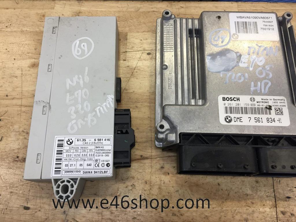 ECU DME BMW E890 E91 320I 2005 OE 7561834, Gebruikt, -, -, Ophalen of Verzenden