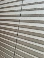 Plissé gordijnen in kleur taupe, Ophalen, Zo goed als nieuw, 200 cm of meer