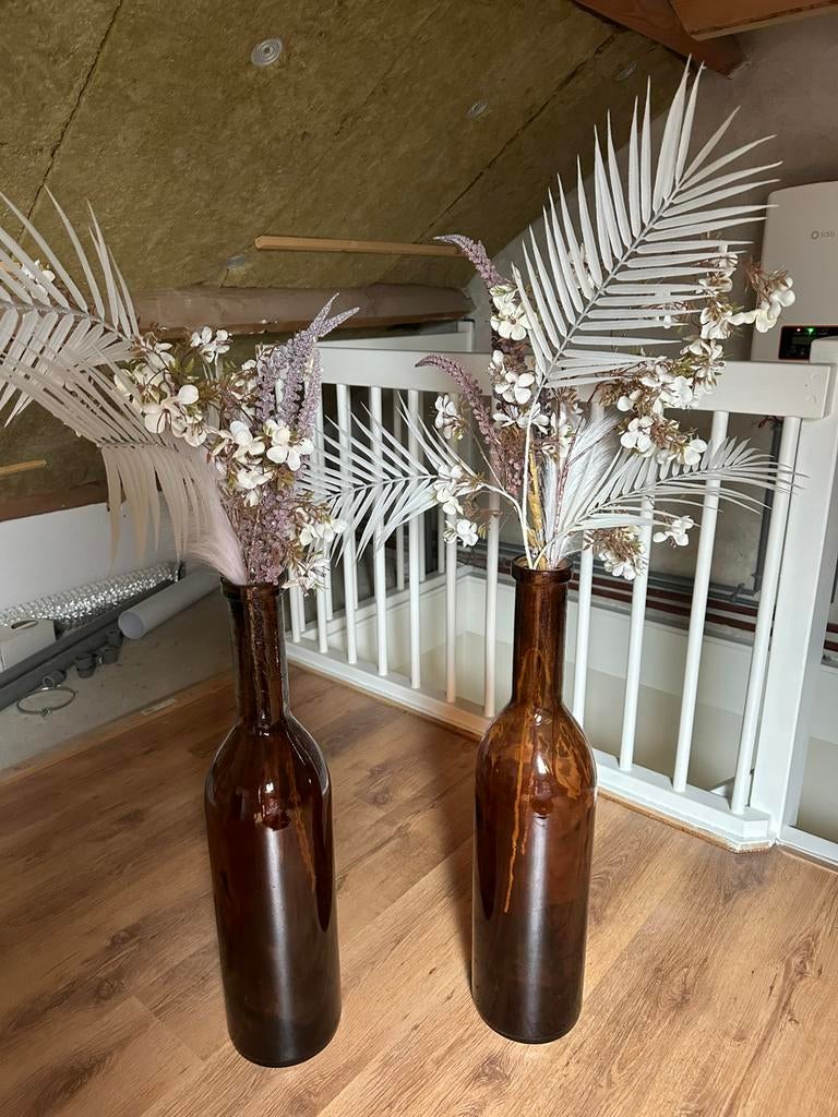 Fles vaas intratuin, Ophalen, Overige kleuren, Minder dan 50 cm, Glas