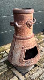 Goede gietijzeren buitenkachel / tuinhaard, Tuin en Terras, Ophalen, Gebruikt