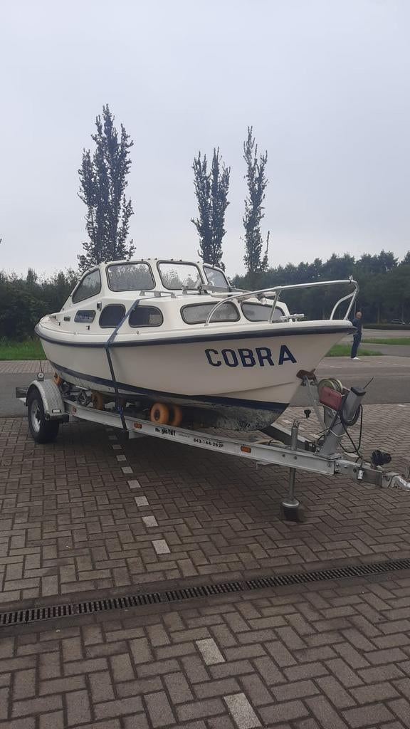 Spitsgatter 530 met Volvo Penta 15pk en trailer, 10 tot 30 pk, Gebruikt, Binnenboordmotor, Ophalen of Verzenden