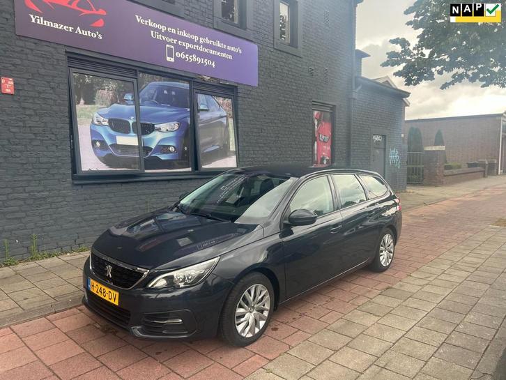 Peugeot 308 SW 1.2 PureTech Blue Lease nap navi, Auto's, Peugeot, Bedrijf, Te koop, ABS, Airbags, Airconditioning, Bluetooth, Centrale vergrendeling