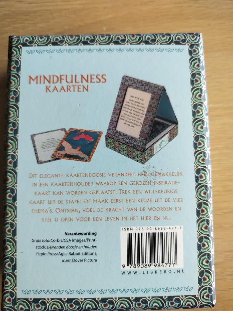 Mindfulness Kaarten. Inspiratie kaarten, Boeken, Esoterie en Spiritualiteit, Meditatie of Yoga, Barbara Ann Kipfer, Overige typen