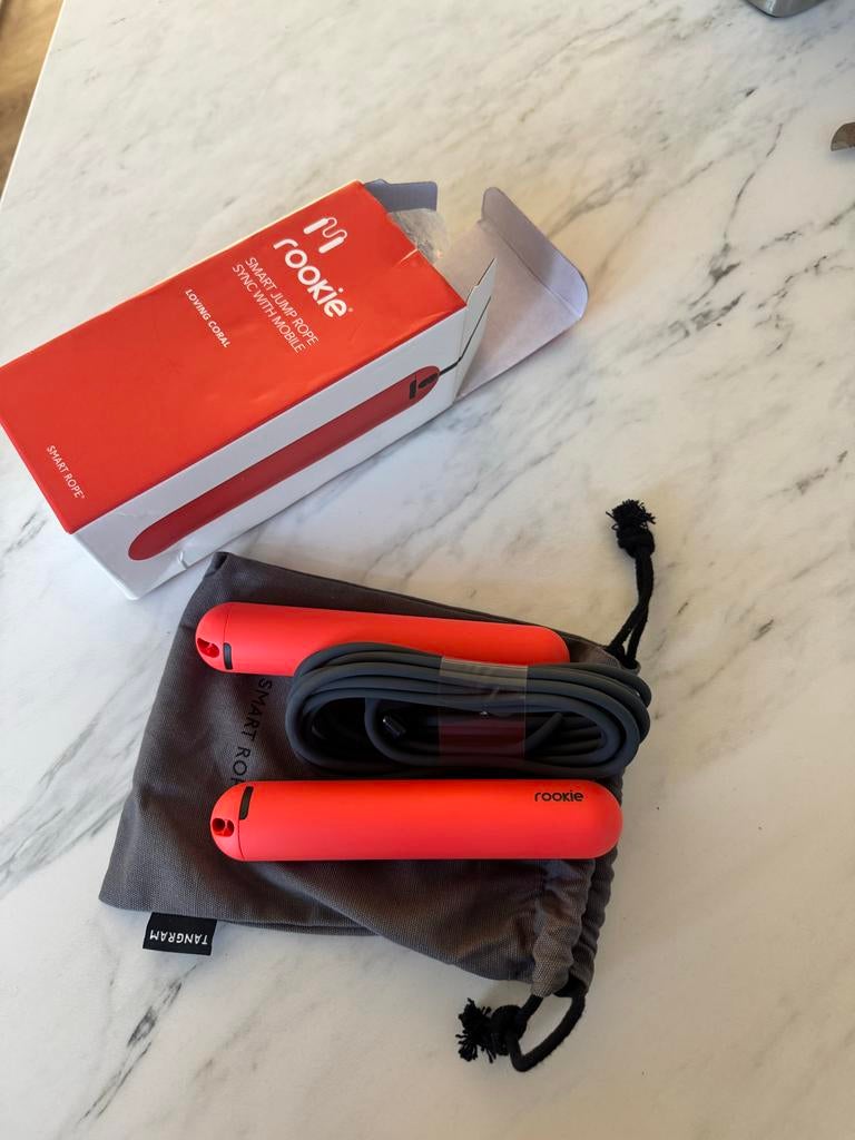 SmartRope Rookie - Slimme springtouw met app-synchronisatie, Ophalen of Verzenden, Sport-springtouw, Nieuw