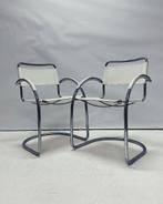 Vintage Buisframe Stoelen, Ophalen, Gebruikt, Twee, -