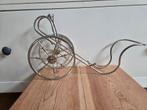 Vintage Metalen Wijnfleshouder Strijdwagen, Gebruikt, Ophalen of Verzenden, Minder dan 5 flessen, Metaal