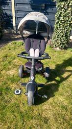 3 in 1 Qplay Driewieler met Duwstang en Zonnekap, Ophalen, Gebruikt, Loopfiets