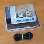 PS3 | Sony Dualshock 3 Controller Goud met USB KABEL, Gebruikt, Overige genres, 1 speler, Ophalen of Verzenden
