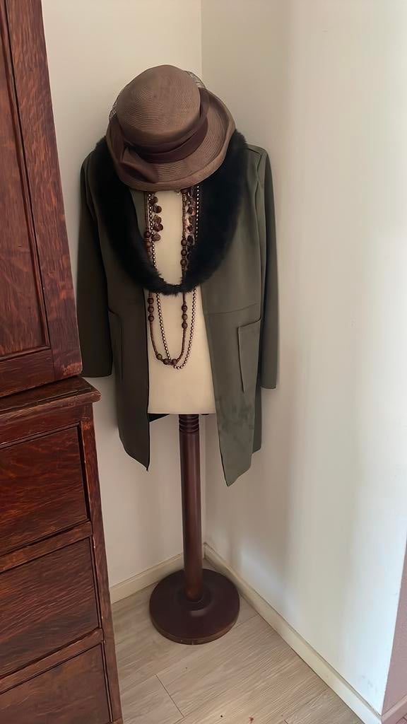 Paspop met accessoires, Antiek en Kunst, Antiek | Kleding en Accessoires, Ophalen