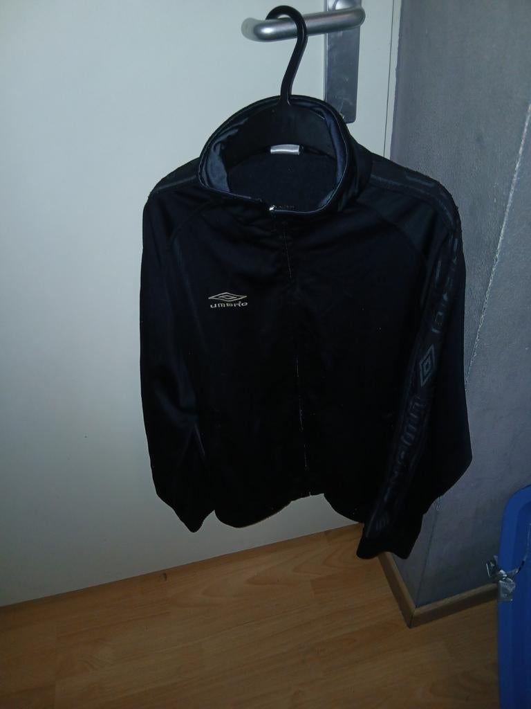 Umbro sportjack zwart maat S, Ophalen of Verzenden