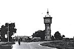 913782 Meppel 1951 Oorlogsmonument Kleuterschool Watertoren, Ophalen of Verzenden, 1940 tot 1960, Gelopen, Drenthe
