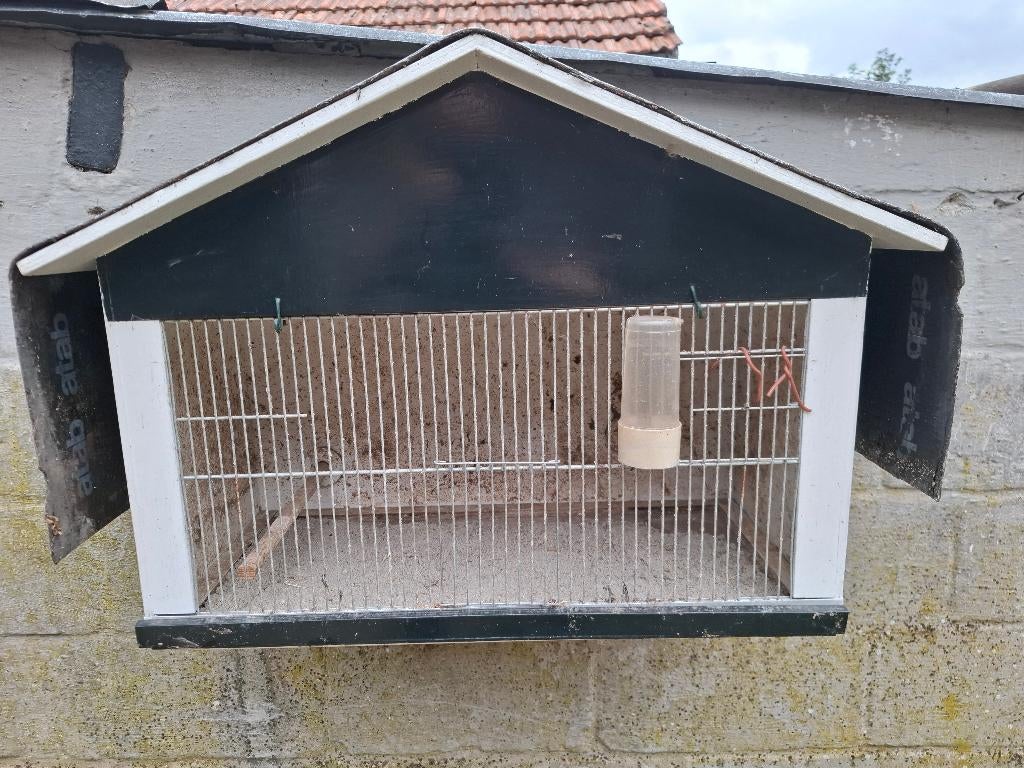 merel / lijsterkooi, Dieren en Toebehoren, Ophalen, Gebruikt, Hout, Vogelkooi