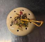 Vintage Keramische Pomander met Jachtscène, Ophalen of Verzenden