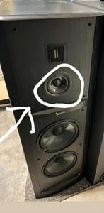 Reparatie gezocht speaker infinity kappa 90, Ophalen of Verzenden, 120 watt of meer, Front, Rear of Stereo speakers, Overige merken