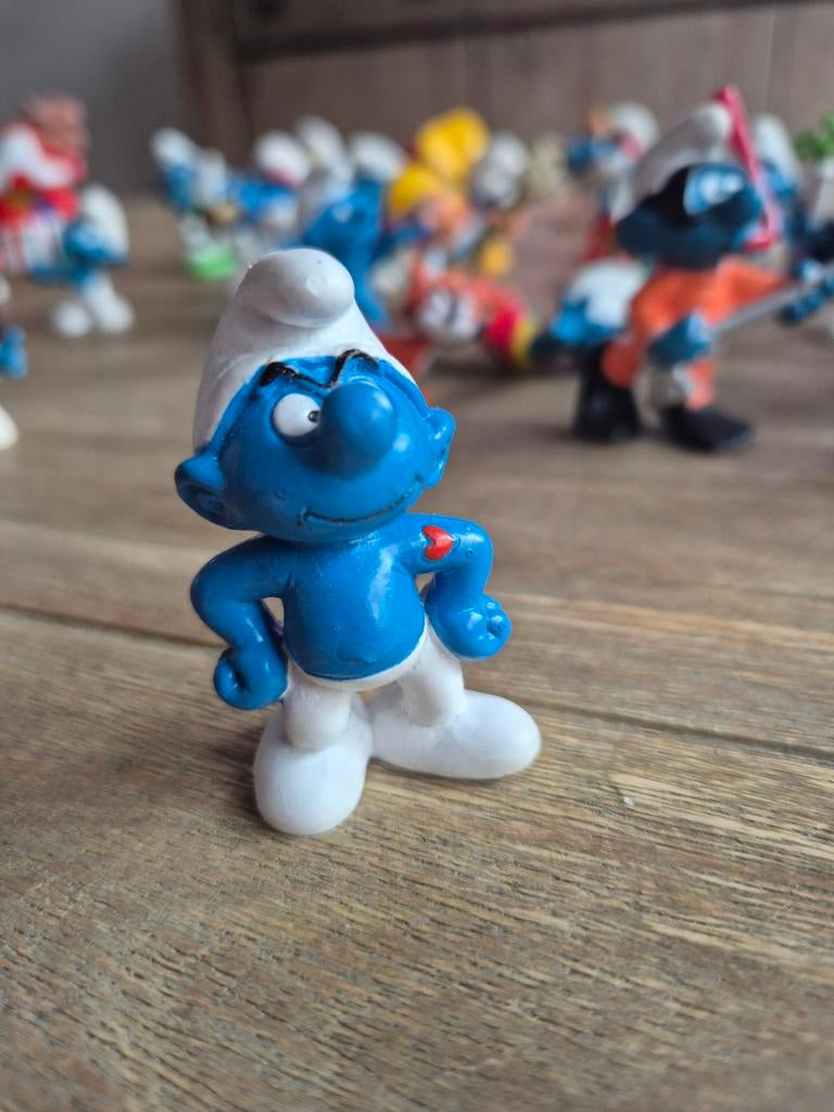 Potige Smurf Schleich figuurtje, Verzamelen, Ophalen of Verzenden, Zo goed als nieuw, Overige Smurfen