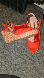 Nieuwe Dorothy Perkins sandalen met sleehak, maat 38, Nieuw, Dorothy Perkins, Rood, Sandalen of Muiltjes