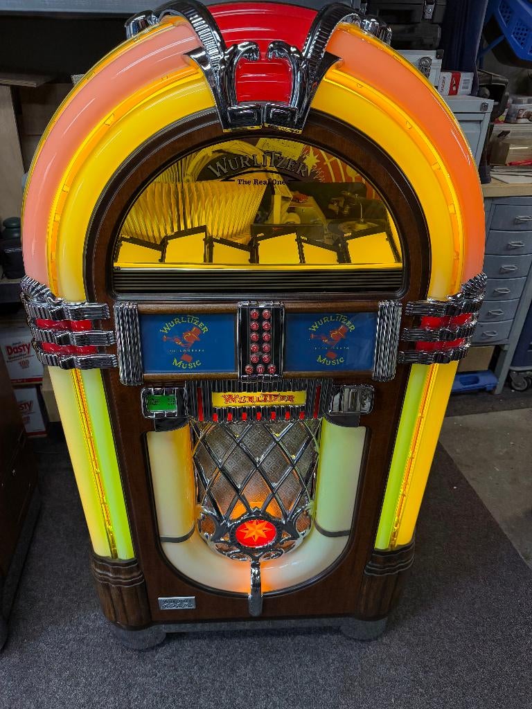 Wurlitzer 1015 OMT Vinyl Singles 45 Rpm Top Staat 160 Select, Verzamelen, Zo goed als nieuw, Wurlitzer, 1970 tot heden, Ophalen