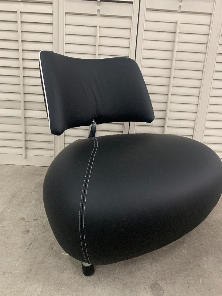 Leolux 2 prachtige modellen, Huis en Inrichting, Fauteuils, Zo goed als nieuw, Leer, Metaal, Stof, 75 tot 100 cm, 75 tot 100 cm