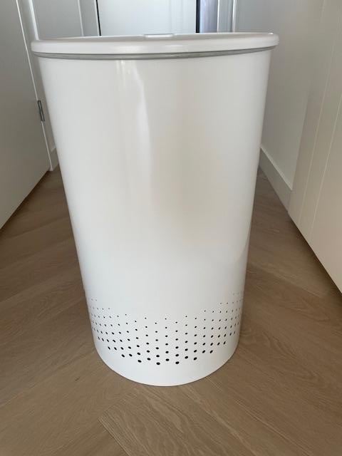 Brabantia Wasbox 60L - Wit - Handige Quick-Drop Opening, Ophalen, 40 liter of meer, Zo goed als nieuw, Metaal
