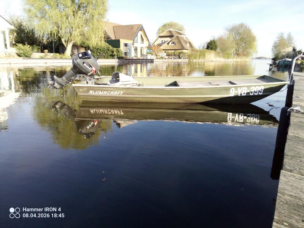 Alumacraft 1236 & Suzuki dt15, Ophalen, Gebruikt, Aluminium, Benzine