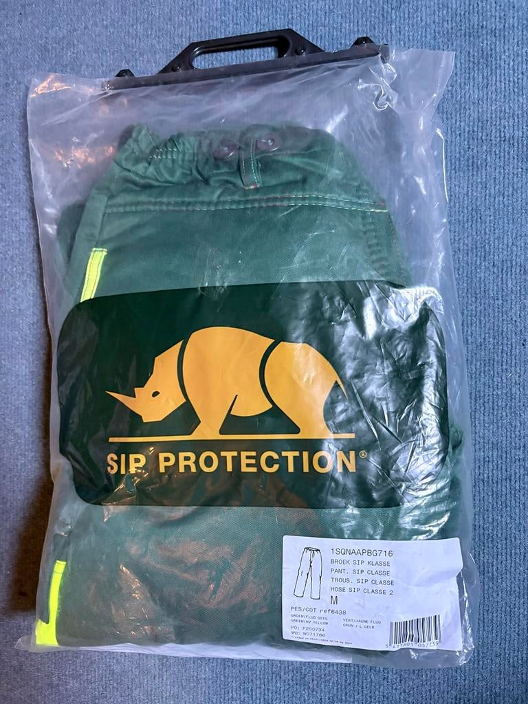 SIP kettingzaagbroek klasse 2, maat M, nieuw, Doe-het-zelf en Verbouw, Veiligheidskleding, Nieuw, Ophalen of Verzenden