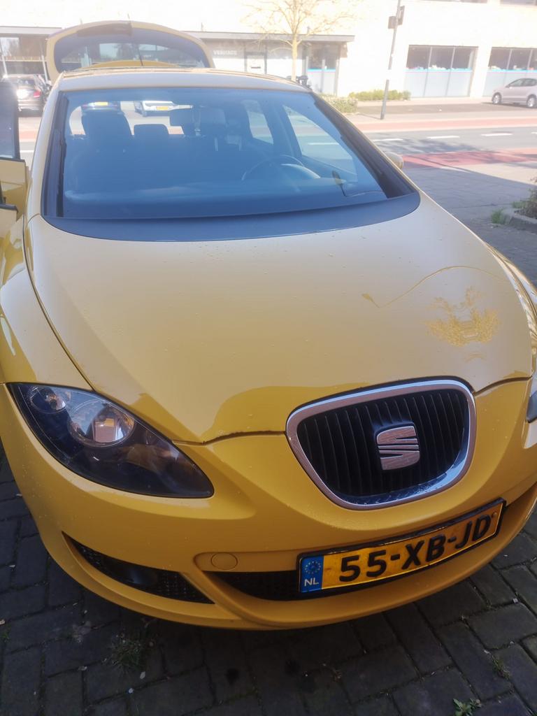 Seat Leon 1,6  75kw 2007, Auto's, Seat, Stof, Zwart, Leon, 1200 kg