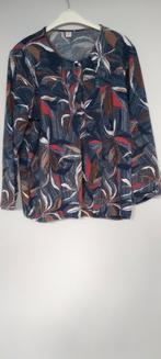 Blouse met bloemenprint, Ophalen of Verzenden, Gedragen, Maat 46/48 (XL) of groter, Blauw